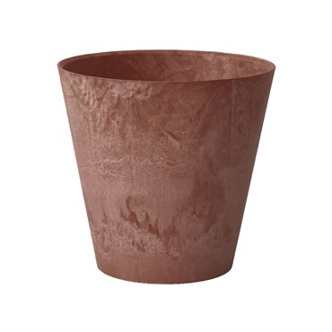 ArtStone 8" Round Napa Planter Rust