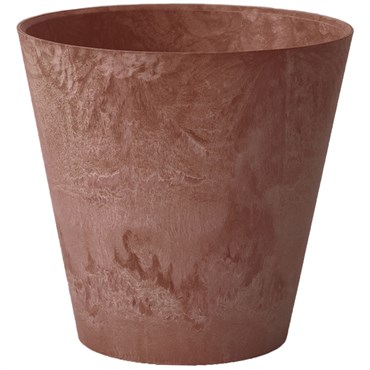 StoneArt 10" Round Napa Planter Rust