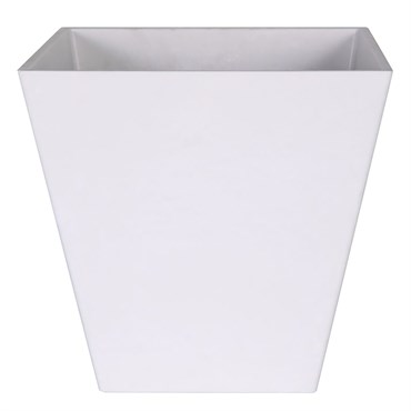 StoneArt Ella 6" Square Planter White