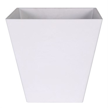 StoneArt Ella 10" Square Planter White