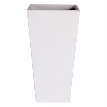 StoneArt Ella 19.5" Tall Planter White