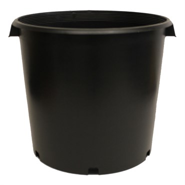 NS PC-10 WITH HANDLES, INJECTION MOLD, TRADE SIZE 10 GALLON, 10.27 GALLON, BLACK 10/CS 45CS/TOWER (15-1/4"X14-1/2"), 10Gallon