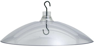 Natures Way 16in Squirrel Shield Plastic Dual Mount Baffle Clear