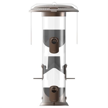 Natures Way 2.8qt Deluxe Wide Funnel Flip Top Metal Feeder