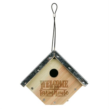 Natures Way Wren House Weathered Galvanized