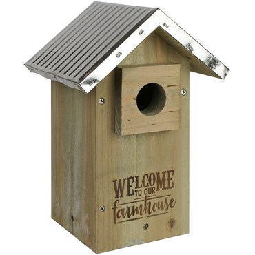 Natures Way Bluebird House Weathered Galvanized