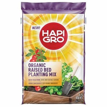 Hapi Gro 1.5cf Organic Raised Bed Mix 60/PL