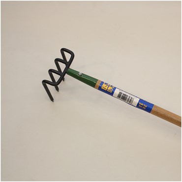 Organic 4 Tine Small Cultivator With 54" Handle