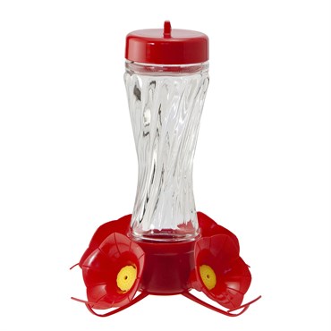 Audubon 8oz Glass Spiral Hummingbird Feeder
