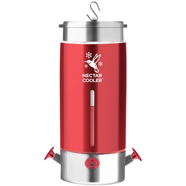 Wild Bird Lovers 30oz Insulated Nectar Cooler Hummingbird Feeder Red