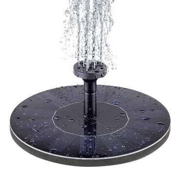 Wild Bird Lovers Solar Powered Fountain Pump with 4 Spray Nozzles 4/CS