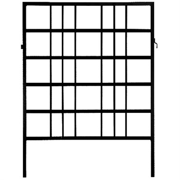Panacea 36" New Age Heavy Duty Border Fence Black
