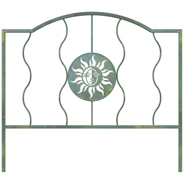 Panacea 16" x 18" Sun Face Wire Border Fence