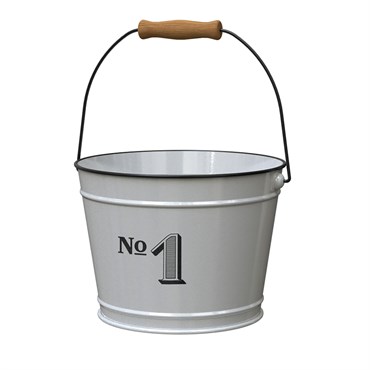 Panacea 8" #1 Milkhouse Planter Bucket White