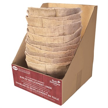 Panacea 12" Liner Natral Rustic Burlap Jute