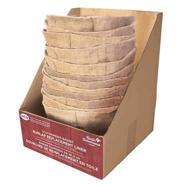 Panacea 14" Liner Natral Rustic Burlap Jute