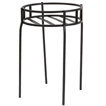 Panacea 15.5" Contemp Plant Stand Black