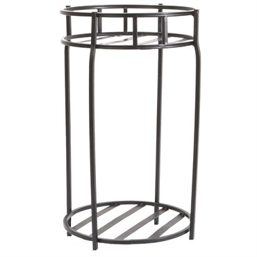 Panacea 20.5" Contemp Plant Stand Black