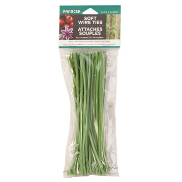 Panacea 8" Wire Tie Soft Green 20CT