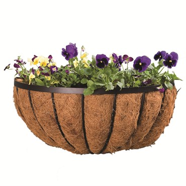 Panacea 22" Wall Planter Black Cotswold
