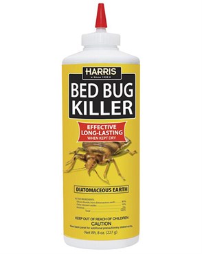 Harris 8oz Bed Bug Killer Diatomaceous Earth