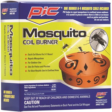Pic Terra Cotta Mosquito Coil Burner