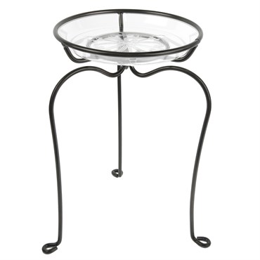 Plastec 16" Decorator Plant Stand Black