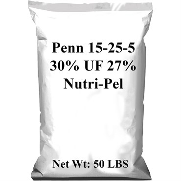 Penn 50# 15-25-5 30% UF 27% Nutri-Pel 40/PL