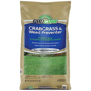 Pro Care 20# Crabgrass & Weed Preventer — Single Unit