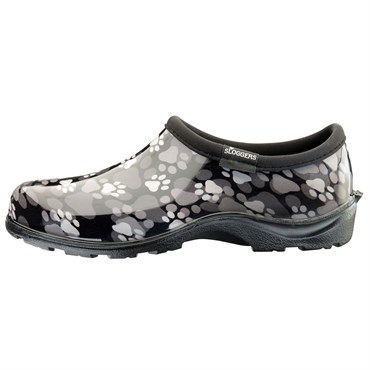 Sloggers Womens Shoe Paw Black & White Size 9