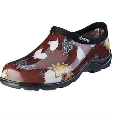 Sloggers Womens Shoe Chicken Print Red Size 6