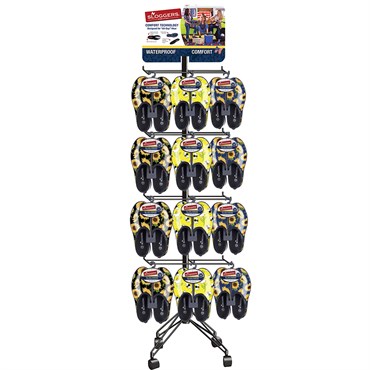 Sloggers 60pr 2024 Flora Shoe Display w/ Free Rack
