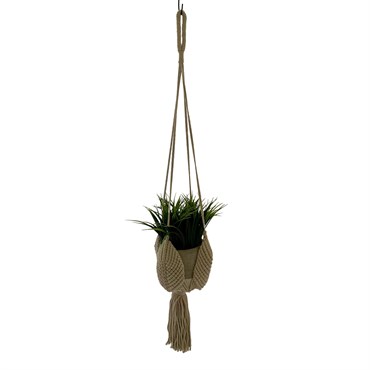 Primitive Macrame Pod Plant Hanger