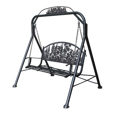 Painted Sky Swing Wildflower Bronze Iron