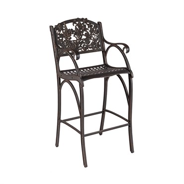Painted Sky Pub Chair Wildflower Aluminum