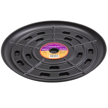 Plant Stand 15" Down Under Saucer Black