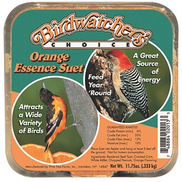 Pine Tree 11oz Orange Essence Suet MADE IN THE USA