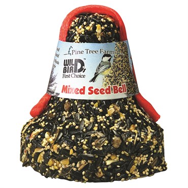 Pine Tree 16oz Mixed Seed Bell With Net MADE IN THE USA