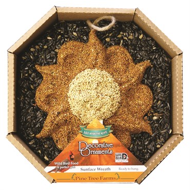 Pine Tree 2.5# Sun Face Shaped Seed Wreath
