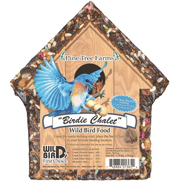 Pine Tree 1.75# Edible Birdie Chalet Cake