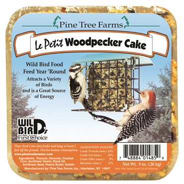 Pine Tree 9oz Woodpecker Seed Cake MADE IN THE USA SEED