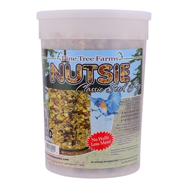 Pine Tree 80oz Nutsie Classic Seed Log MADE IN THE USA