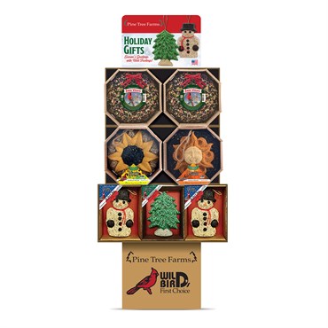 Pine Tree 24pc Holiday Assortment Floor Display