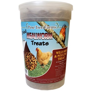 Pine Tree 8oz Dried Mealworm Treats