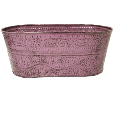 Robert Allen 10" Ensley Oval Planter Plum