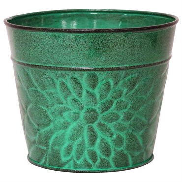Robert Allen 8" Laurel Planter Aqua
