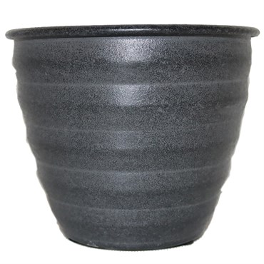 Robert Allen 12" Woodsdale Planter Charcoal