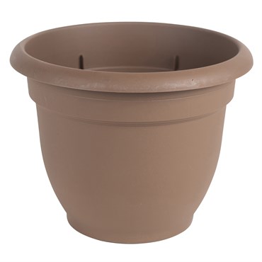 Bloem 16" Ariana with Grid Planter Chocolate