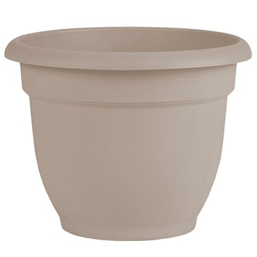 Bloem 8" Ariana w/ Grid Planter Pebble Stone