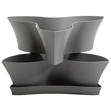 Bloem 16" Collins Planter Charcoal